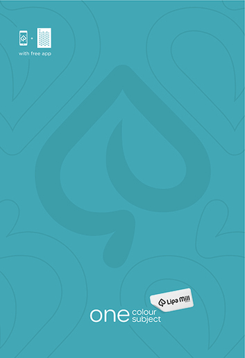 Bilježnica One colour-One subject, A4 kvadratići, 42 lista, meki uvez