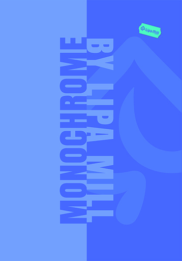 Bilježnica LIPA MILL, A4 kvadratići, 96 listova, tvrdi uvez