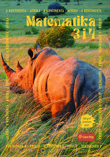 Pisanka Matematika 3 i 4 LIPA MILL, B5 kvadratići, 48 listova, meki uvez