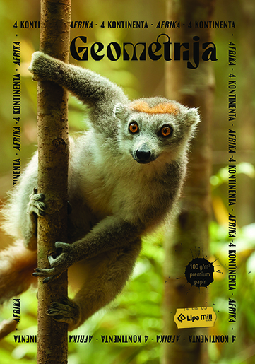 Pisanka Geometrija LIPA MILL, B5, 16 listova, meki uvez