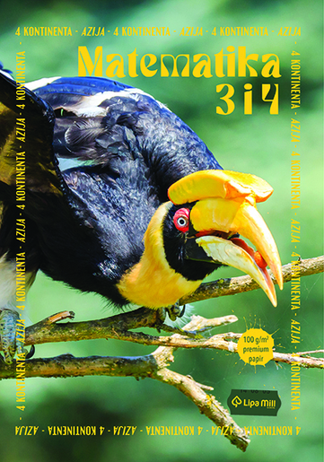 Pisanka Matematika 3 i 4 LIPA MILL, B5 kvadratići, 48 listova, meki uvez