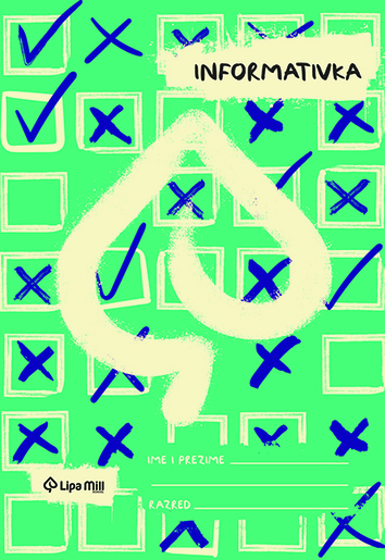 Informativka LIPA MILL, B6 linije, 40 listova, meki uvez