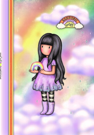 Bilježnica Gorjuss, A5 linije, 96 listova, tvrdi uvez