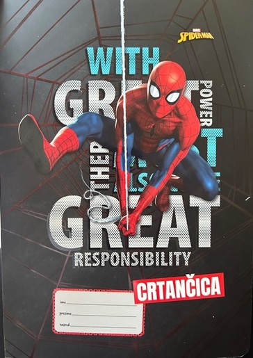 Crtančica LIPA MILL, B5 linije, 16 listova, meki uvez