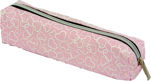 Pernica, prazna, 1 zip, Glitter srca