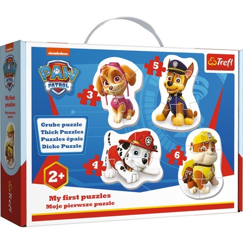 Trefl baby puzzle Paw Patrol (3,4,5,6) 36087