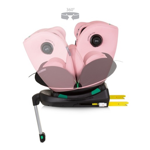 Chipolino autosjedalica, ISOFIX, 40-150 cm, Olympus Flamingo