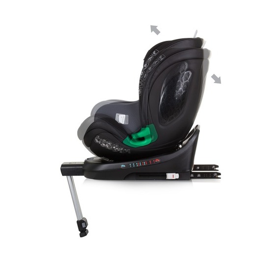 Chipolino autosjedalica, ISOFIX, 40-150 cm, Maximus Obsidian