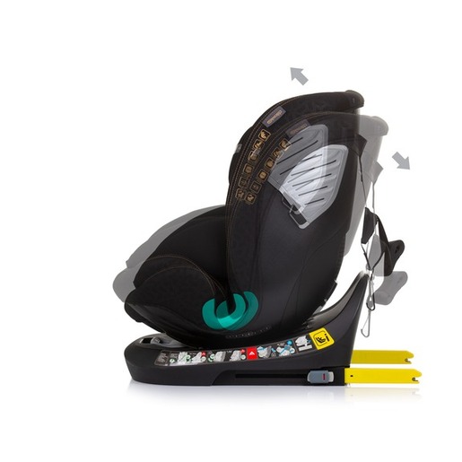 Chipolino autosjedalica, ISOFIX, 40-150 cm, Supreme Obsidian