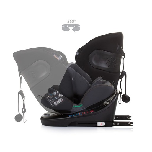 Chipolino autosjedalica, ISOFIX, 40-150cm, Motion 360 Obsidian