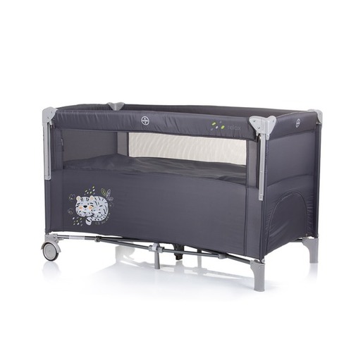 Chipolino putni krevetić s pomičnom stranicom Relax Granite