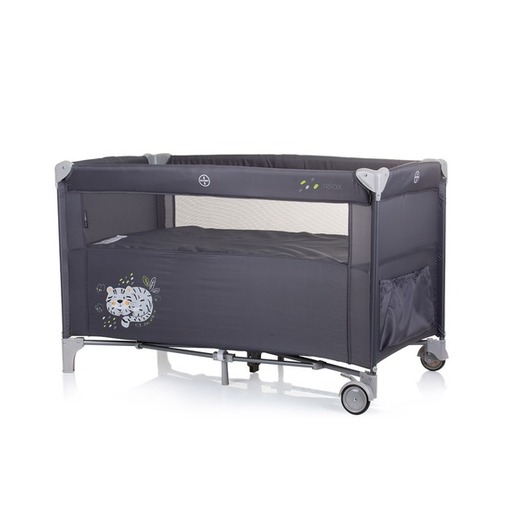 Chipolino putni krevetić s pomičnom stranicom Relax Granite