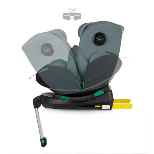 Chipolino autosjedalica, ISOFIX, 40-150 cm, Olympus Pastel Green