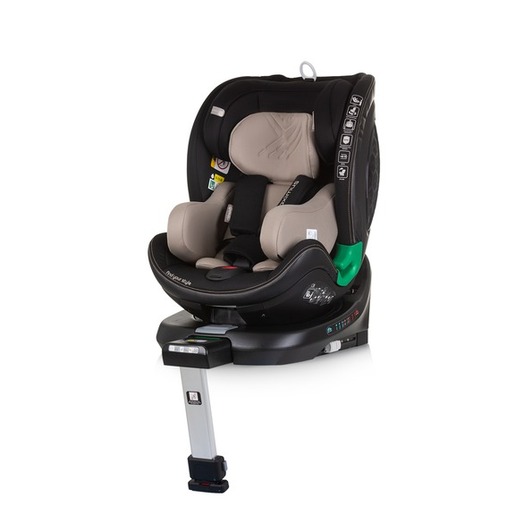 Chipolino autosjedalica, ISOFIX, 40-150 cm, Maximus Macadamia