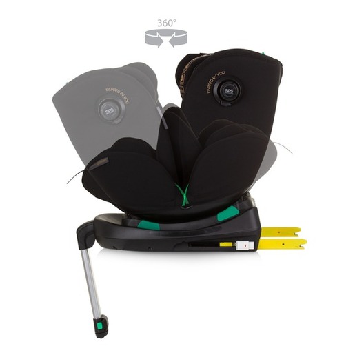 Chipolino autosjedalica, ISOFIX, 40-150 cm, Olympus Obsidian