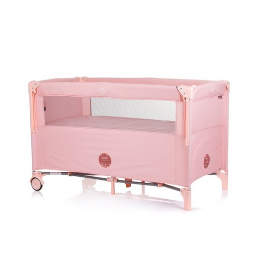 Chipolino putni krevetić s pomičnom stranicom Relax Flamingo Linen