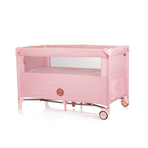 Chipolino putni krevetić s pomičnom stranicom Relax Flamingo Linen