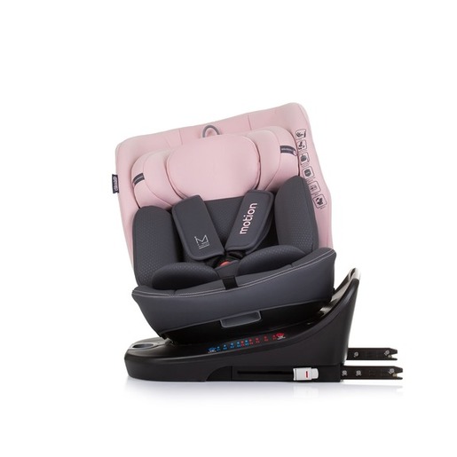 Chipolino autosjedalica, ISOFIX, 40-150cm, Motion 360 Flamingo