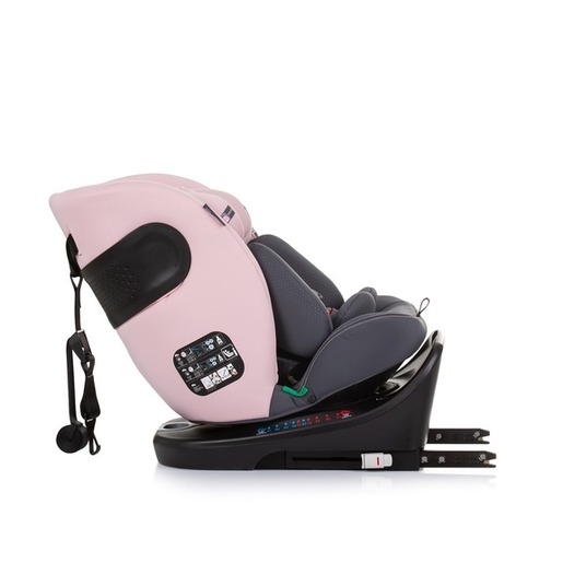 Chipolino autosjedalica, ISOFIX, 40-150cm, Motion 360 Flamingo