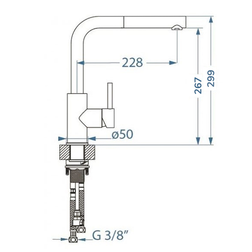 Set sudoper Life 410 + slavina C02, Crna