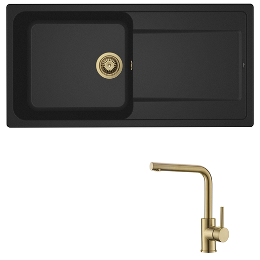 Set sudoper Life 480 + slavina Zora, Zlato/Crna