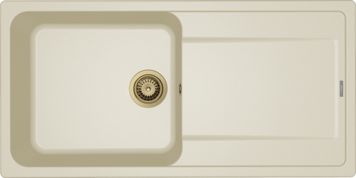 Set sudoper Life 480 + slavina Vida, Zlato/Bež