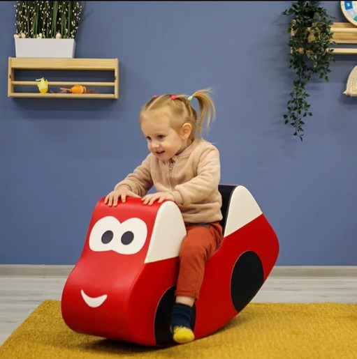 IGLU ljuljačka AUTO - crveni