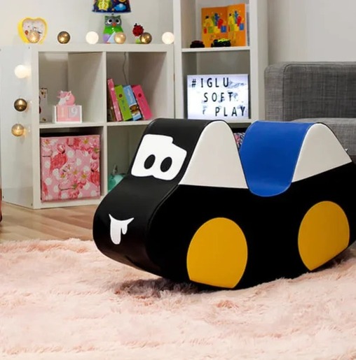 IGLU ljuljačka AUTO - crni