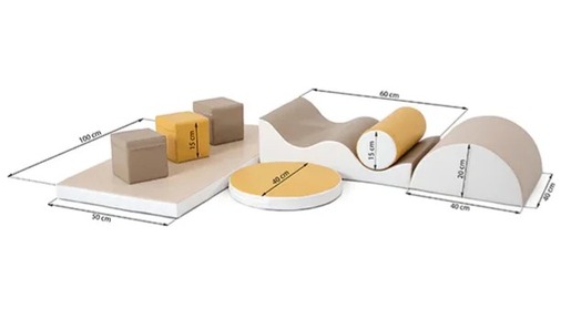 IGLU set PATHFINDER - smeđi - žuti