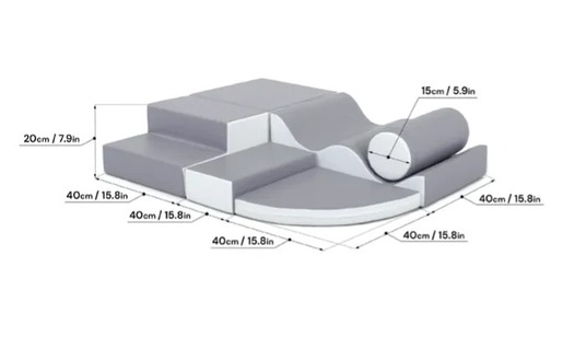 IGLU set EXPLORER - sivi - bijeli