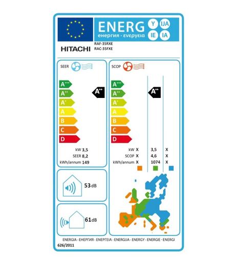 Hitachi AirHome 400 klima uređaj 1.8kW RAC-DJ18PHAE/RAK-DJ18PHAE
