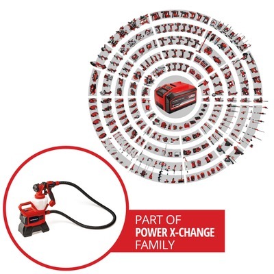 EINHELL akumulatorski sistem za prskanje boje, TP-PL 18/3 Li BL-Solo