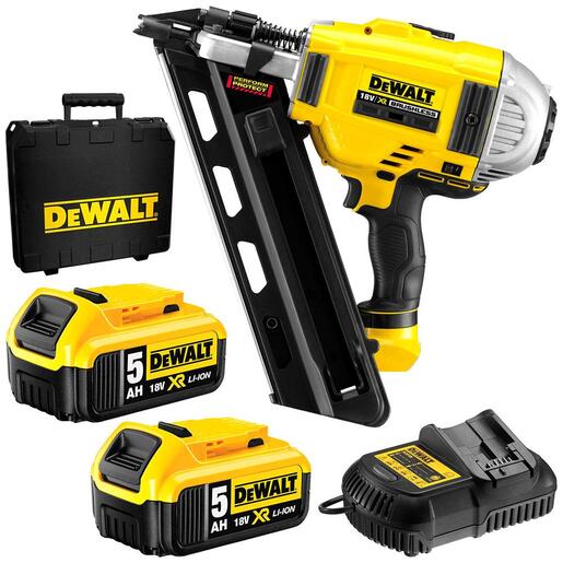 DEWALT akumulatorski pištolj za čavle 18,0 V / 5,0 Ah 90mm DCN692P2