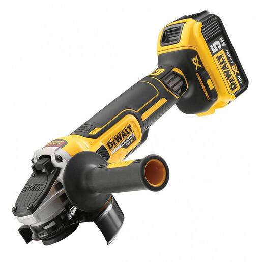 DEWALT akumulatorski set bušilica-odvijač DCD796P2 + kutna brusilica DCG405N + 2 x 18V 5,0 Ah