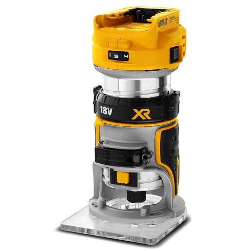 DEWALT akumulatorska jednoručna vertikalna glodalica DCW600N - 18V 8mm brushless - SAMO ALAT