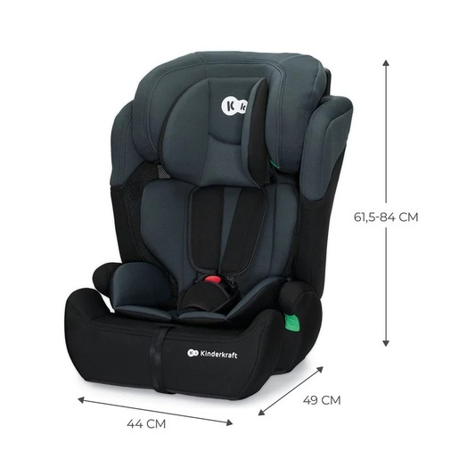 Kinderkraft autosjedalica Comfort Up i-Size, Grupa 1, 2, 3 (9-36 kg) - Black