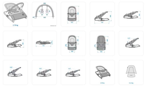 Maxi-Cosi Ležaljka Kori Eco - Beyond Green
