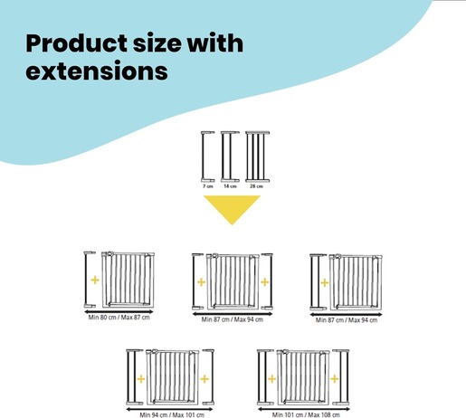 Safety 1st zaštitna ograda Easy Close - Metal Black