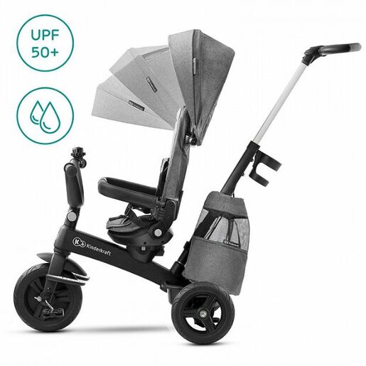 Kinderkraft tricikl Easytwist - Grey