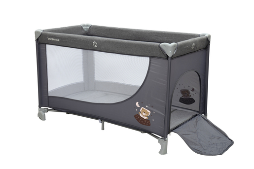 Bertonne sklopivi krevetić Sleeping Bear, Grey