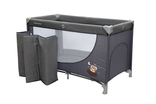 Bertonne sklopivi krevetić Sleeping Bear, Grey