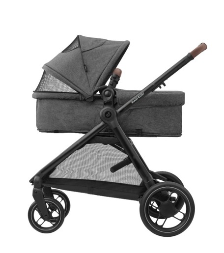 Maxi-Cosi kolica  3u1 Zelia S Trio + košara + autosjedalica - Dark Grey