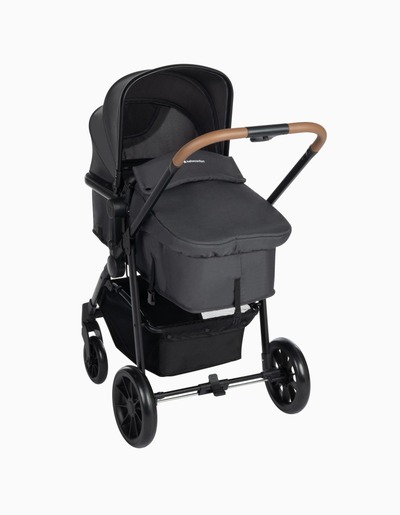 Bebe Confort kolica 3u1 Haze + košara + autosjedalica - Mineral Graphite
