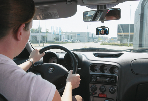 Bebe Confort Ogledalo za staklo za Nadzor Bebe - Black