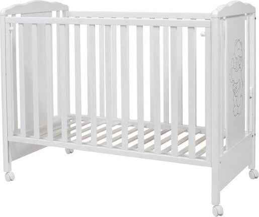 BebiSnovi dječji krevetić Kristina - Bijeli
