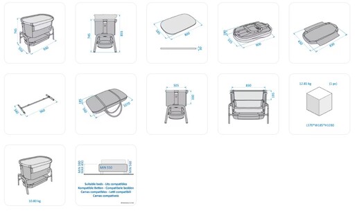 Maxi-Cosi kolijevka Iora Eco - Beyond Graphite