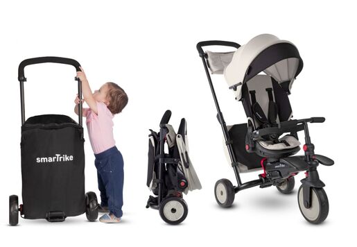 Smart Trike Tricikl Folding Str7J - Warm Grey