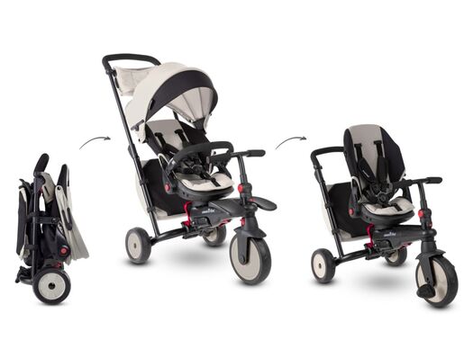 Smart Trike Tricikl Folding Str7J - Warm Grey