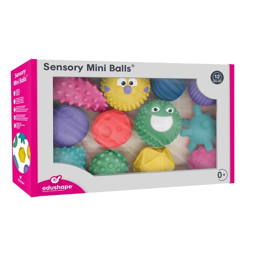Edushape lopte Sensory Mini Balls - 12 kom