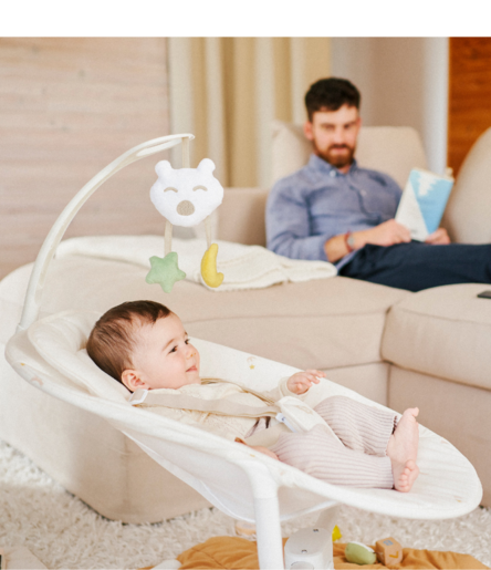 Badabulle njihaljka Lateral Swing - Cream